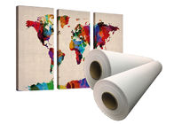 Tintas imprimíveis da tintura de Matte Cotton Canvas Roll For do Inkjet largo do formato