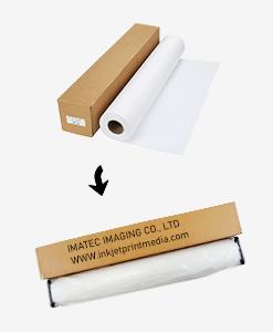 Impressão a jato de tinta de solvente ecológico e látex de tecido fino de tecido mate de tecido de policotão 380 gm 2