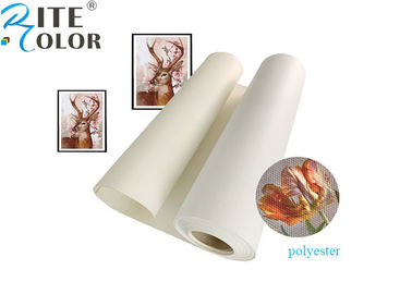Da lona matte aquosa do poliéster do grande formato lona esticada vazia Rolls do Inkjet de Rolls