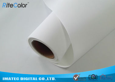 Rolo matte da tela da lona do poliéster 300D×300D para impressoras largas do formato