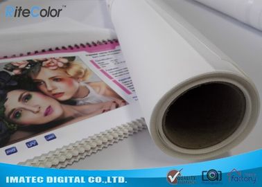Lona fotográfica Rolls 280gsm do poliéster, tela pura do poliéster da impressão de Digitas