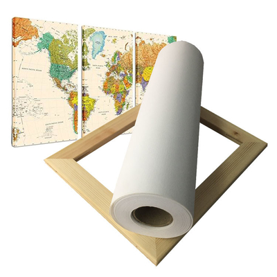 Matte Inkjet Polycotton Canvas Large Format Printing Impermeável