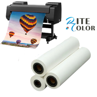 Papel fotográfico de grande formato revestido com resina satinada microporous 260g