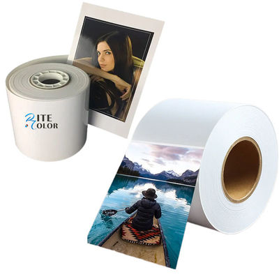 Impressão a jato de tinta Rc 240g 4 5 6 8 10 12 polegadas Gloss Minilab papel fotográfico rolo