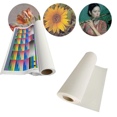Canvas de impressão à jato de tinta à prova d'água em branco de policotão mate 360 gm