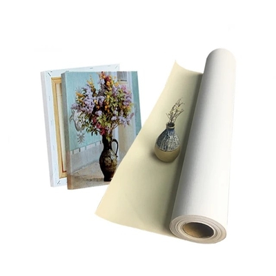 Canvas de impressão de jato de tinta de solvente ecológico profissional 380gm Policotão fosco