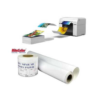 Premium impermeável RC Minilab Seco Impresso Papel de Fotografia Brilhante para Fujifilm DX100