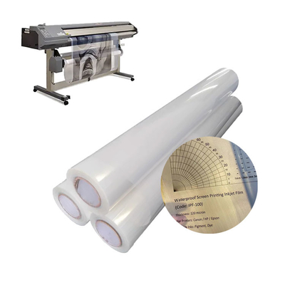 Large Format Inkjet Pet Waterproof Milky Transparency Film Para Serigrafia