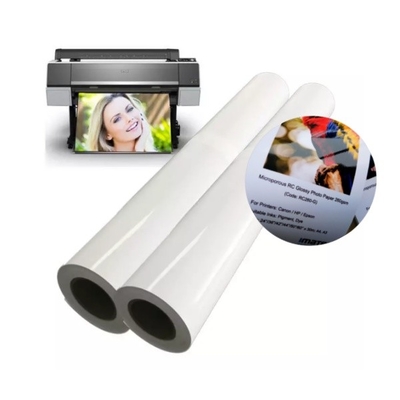 Papel fotográfico revestido com resina à prova d'água 260gm Papel brilhante para impressão a jato de tinta