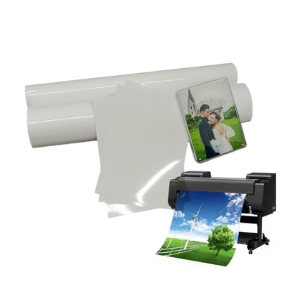 RC papel fotográfico brilhante rolos de pigmento impressão de papel fotográfico jato de tinta rolos
