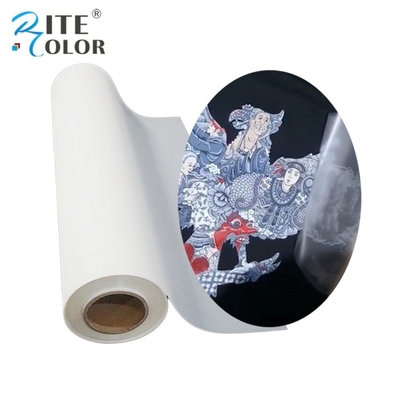 Película de impressão de tela de jato de tinta a quente PET transparente DTF