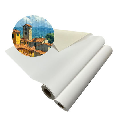 Rolos de tecido de poliéster à prova d'água imprimíveis 220gm para impressão de arte Giclee