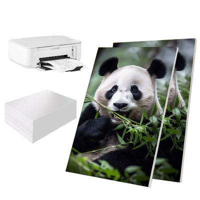 Papel fotográfico de 135 gm revestido de fundido brilhante para impressão de tinta colorante