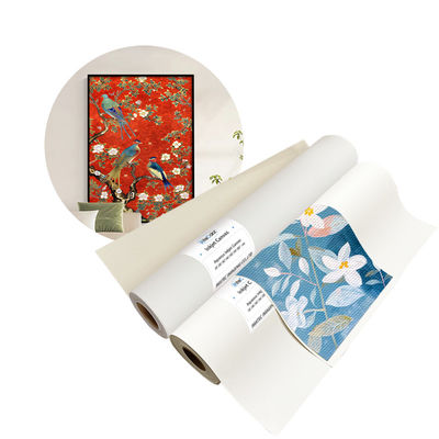 Impressão a jato de tinta Poliéster Gloss Art Canvas Rolls Impermeável Eco Solvente 260gsm
