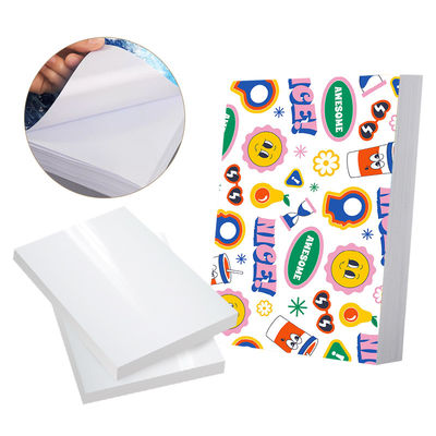Papel auto-aderente, impermeável, corante de pigmento, jato de tinta, revestido de etiquetas e adesivos, 128 gm