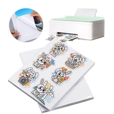 Impressão personalizada de rótulos privados A3 A4 A5 Tamanho de papel 108gsm Autocolante fosco