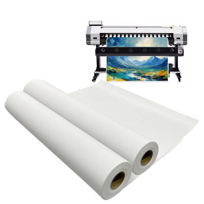 Rolo de tela de poliéster a jato de tinta de grande formato para impressoras de látex UV com solvente ecológico