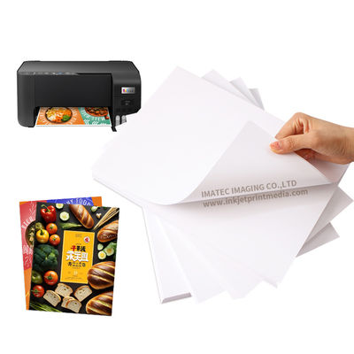 Papel autoaderente semiglossoso de 135 gm de jato de tinta