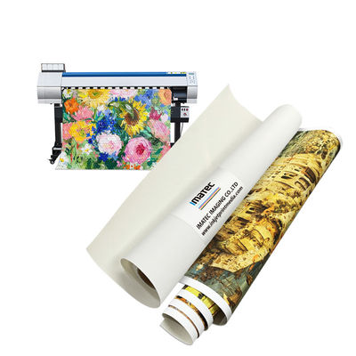 Anti-quebra-cabeça e fácil de esticar 420gm Largo formato de algodão matt inkjet de tela para arte e fotografia