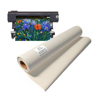 380gm 50' 60' Econômico Poly Cotton Eco Solvente Matte Canvas Inkjet Roll