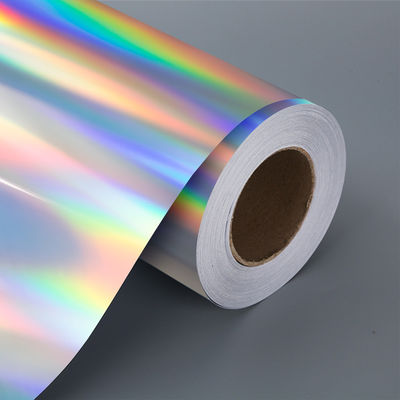 Material de etiqueta de jato de tinta de corante de pigmento impermeável 80mic PET Rainbow Self-adhesive Lable