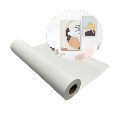 Rolo de tela de poli-algodão fosco 380gsm para impressão Eco-Solvente UV Látex