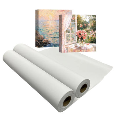 Rolo de tela de poliéster mate de 280 gm livre de ácidos para impressoras de látex e UV com solventes ecológicos com vários tamanhos e amostras gratuitas