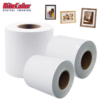 Rolo de papel fotográfico Premium Dry Minilab RC Lustre para impressão digital profissional