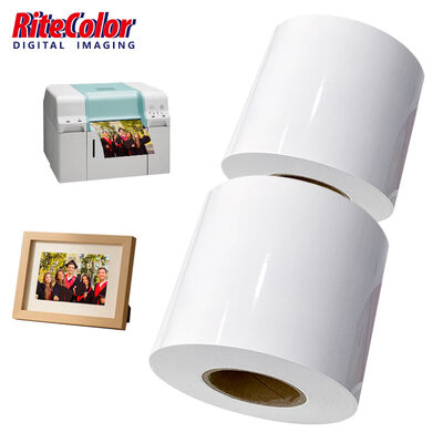 Papel fotográfico digital Drylab de alto brilho à prova d'água compatível com impressora jato de tinta FujiFIlm