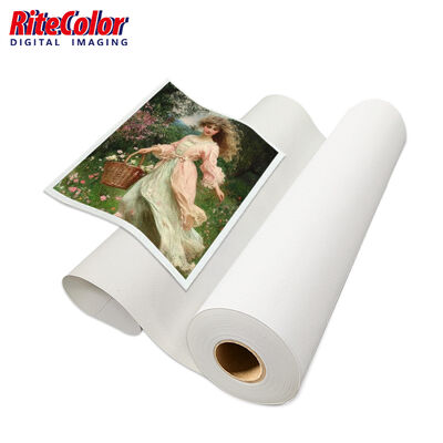 380gm Matte PolyCotton Canvas Roll para Impressão UV com Superfície Matte e Compatibilidade de Jato de Tinta de Largo Formato