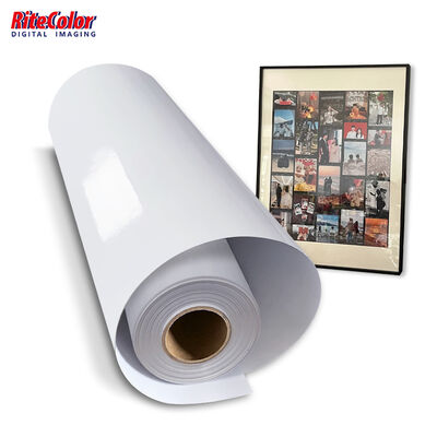 rolo lustroso do papel da foto do Inkjet do Eco-solvente de 240gsm RC para a impressão do grande formato