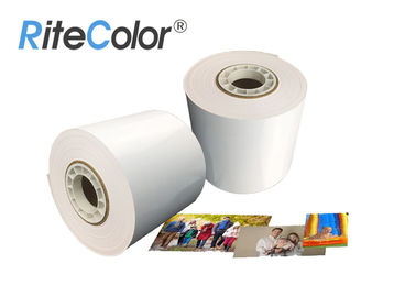 O rolo seco 240gsm 6 do papel da foto de Minilab do Inkjet lustroso avança o brilho para Fuji DX100