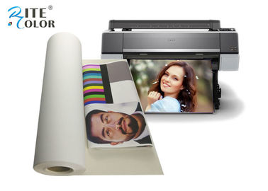 Rolo 100% da lona do Inkjet do algodão aquoso para a impressão do Inkjet do grande formato