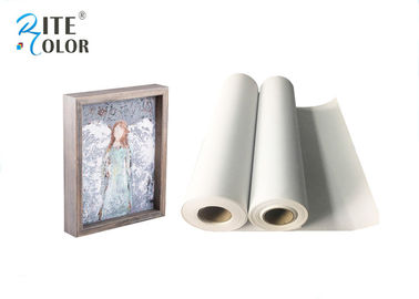 A lona matte impermeável Rolls do poliéster 280gsm escolhe o lado para a impressão do Inkjet de Giclee