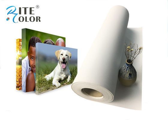 Cartaz exterior que imprime Matte Polyester Inkjet Canvas Blank 280gsm branco
